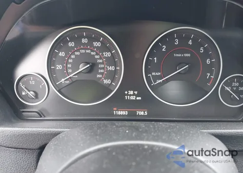 2014 BMW 3 Series 328I from USA, damaged, VIN WBA3C1C58EK106562